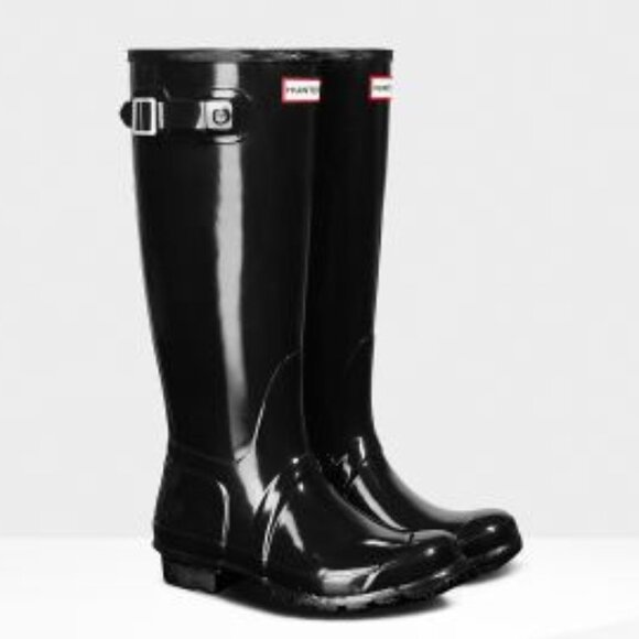 Hunter Original Tour Gloss Rain Boots - Picture 1 of 9